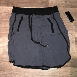 Black and gray skirt